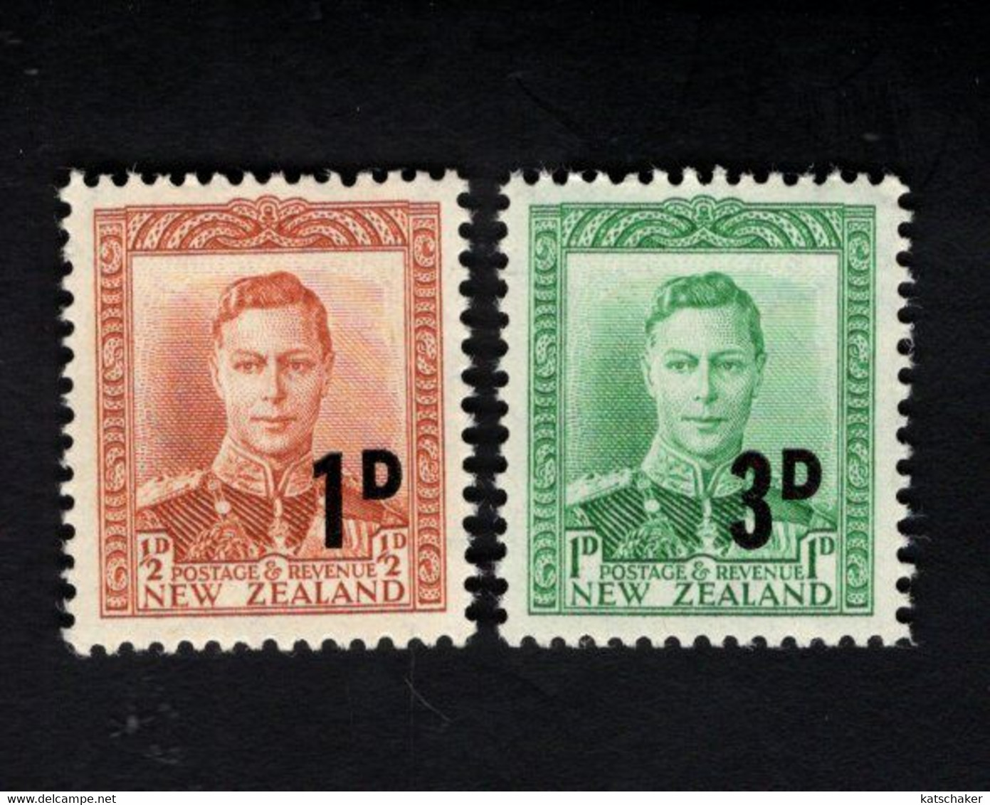 1348371095  1941 SCOTT 242 243 (XX) POSTFRIS MINT NEVER HINGED POSTFRISCH EINWANDFREI  - ARMY OVERSEAS BADGE - Unused Stamps