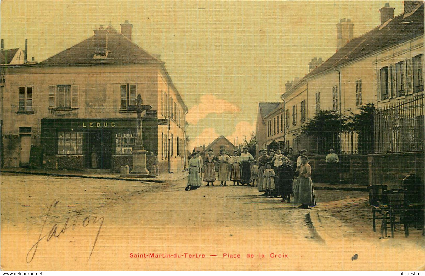 VAL D'OISE  SAINT MARTIN DU TERTRE  Place De La Croix - Saint-Martin-du-Tertre