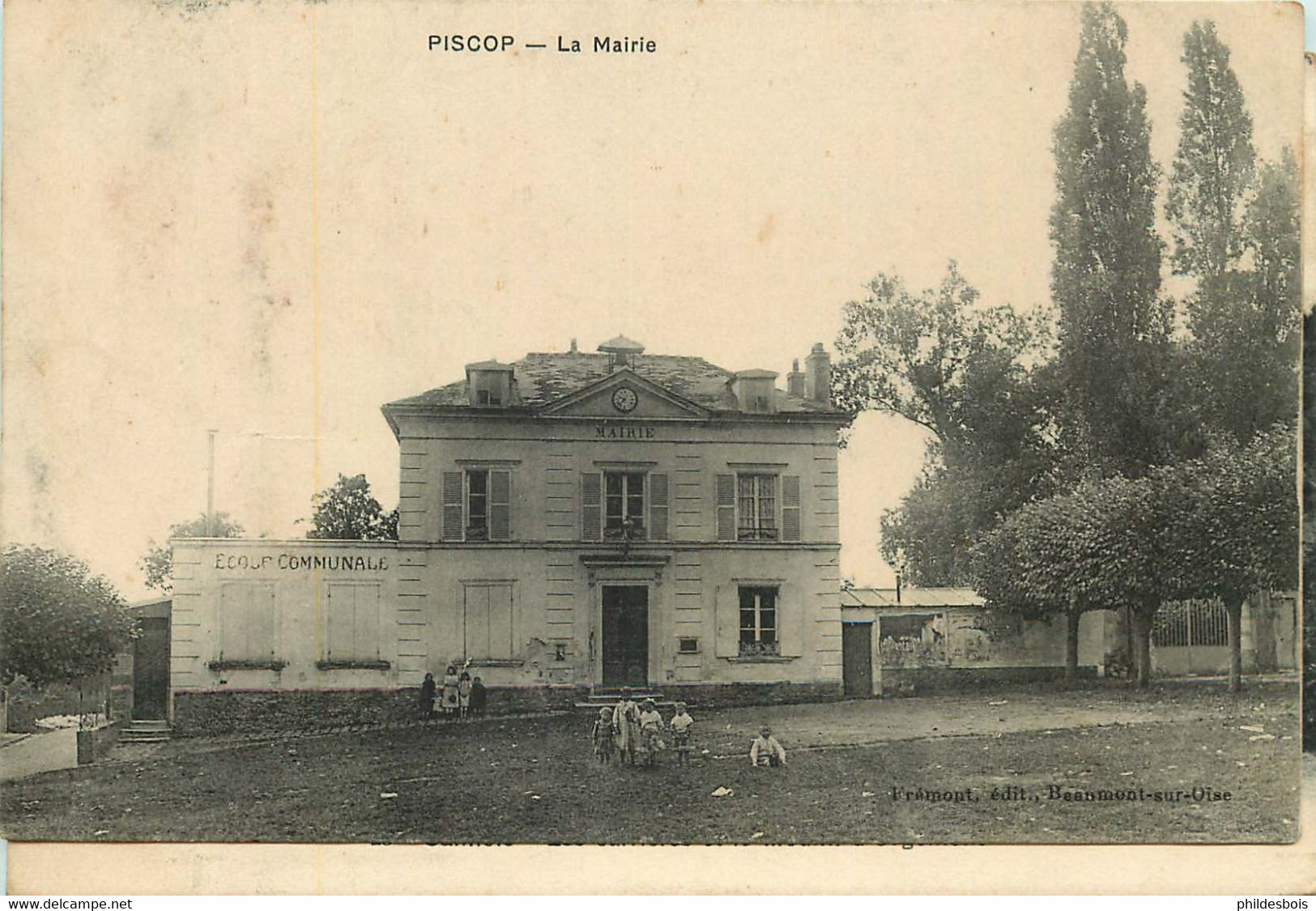 VAL D'OISE  PISCOP La Mairie - Pontcelles