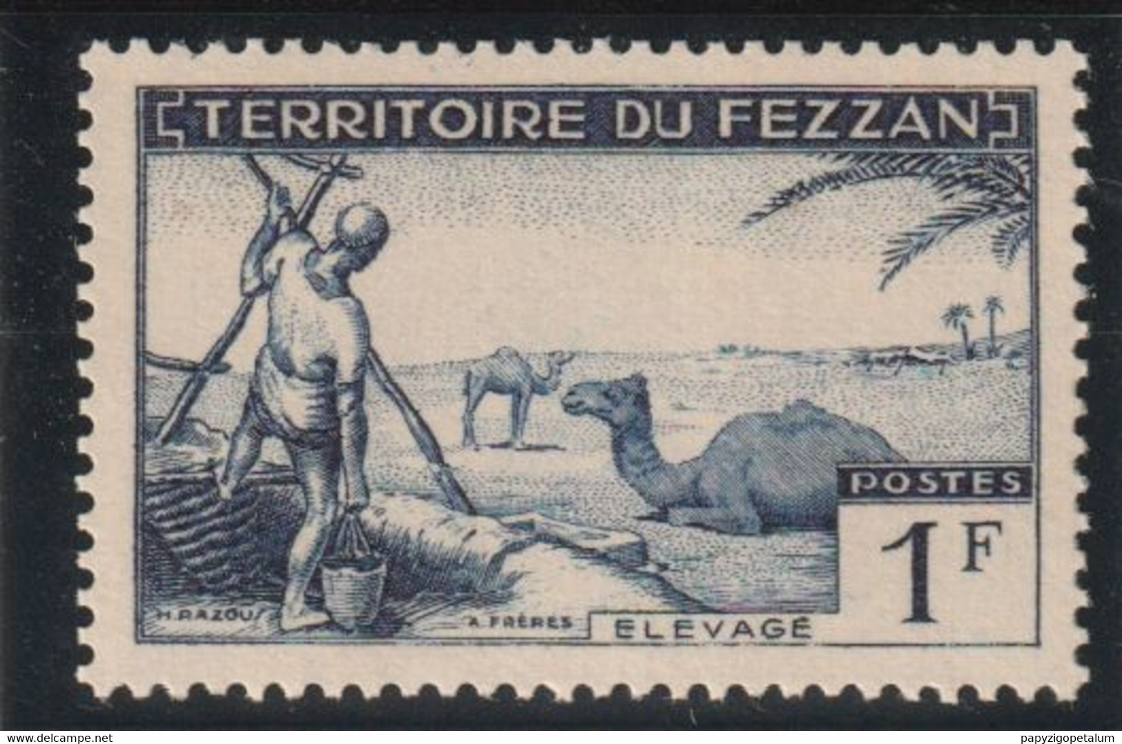 TIMBRE DU FEZZAN 1951 N° 57** - Ongebruikt