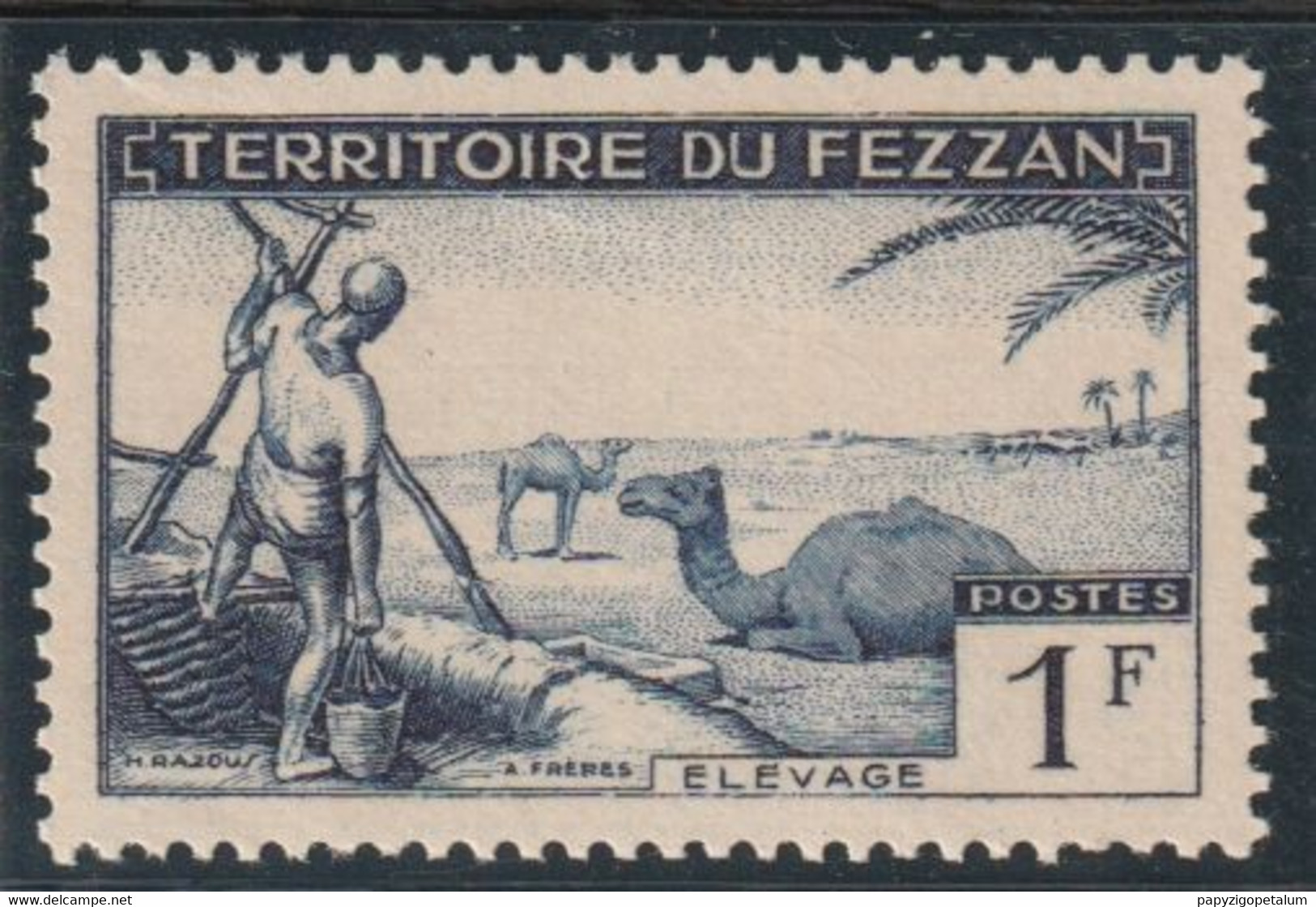 TIMBRE DU FEZZAN 1951  N° 57** - Neufs