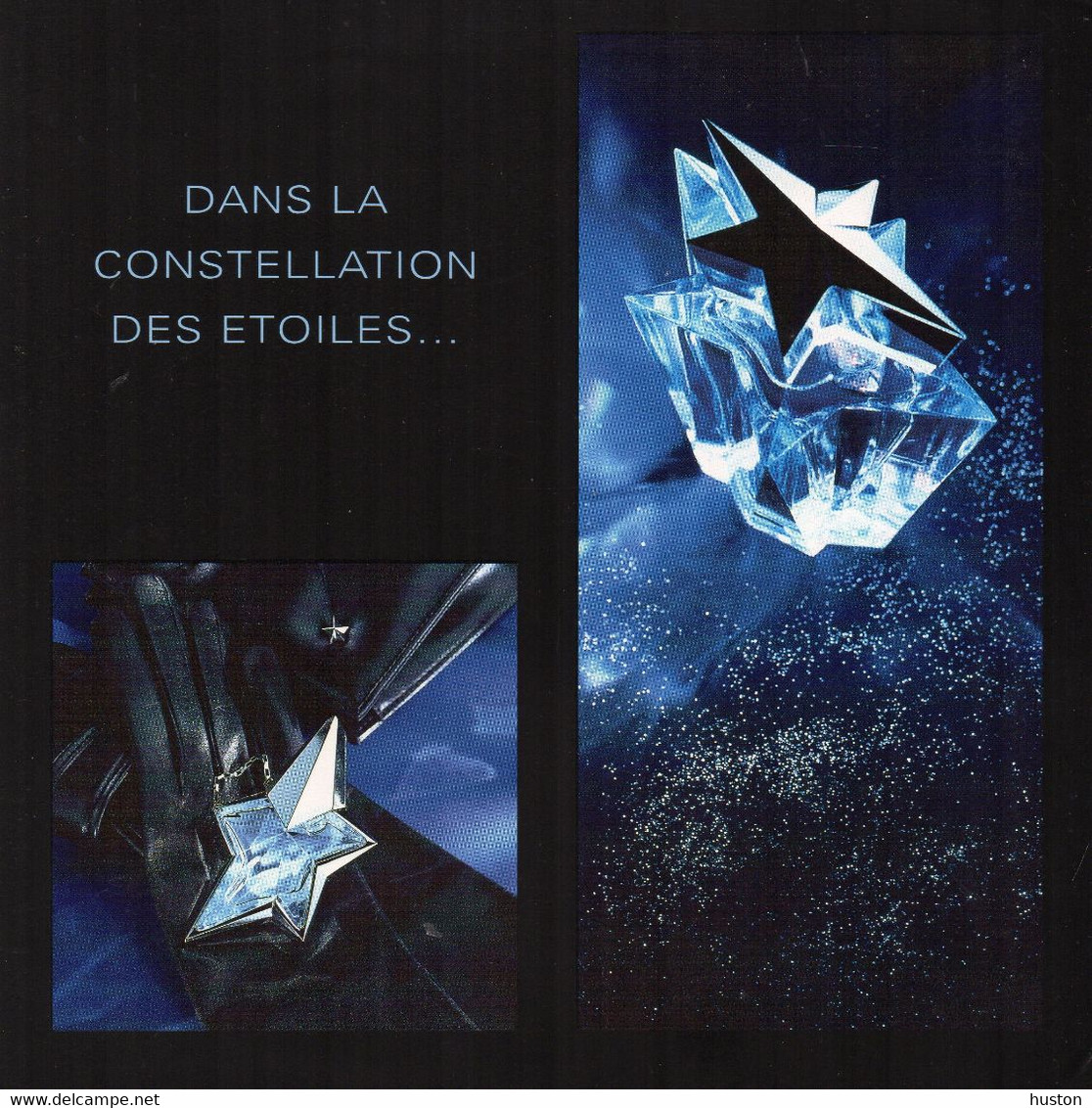 Publicité Thierry MUGLER - Collection Des Etoiles - LOT 4 FICHES - Publicités Parfum (journaux)