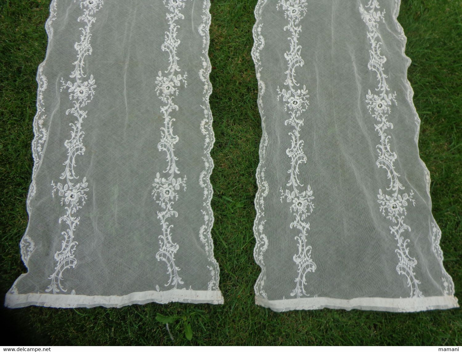 2 Rideaux Identiques Larg 50 Cm X2.35 Metres Cornely - Drapery