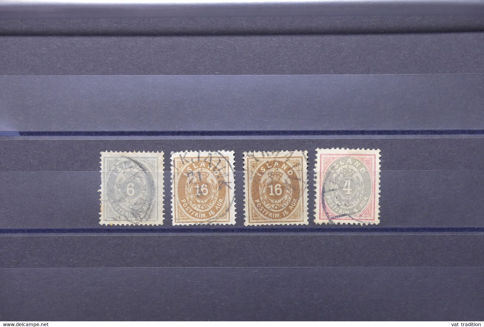 ISLANDE - Lot De 4 " Classiques " - Oblitérés -  Etats Divers - L 106253 - Oblitérés