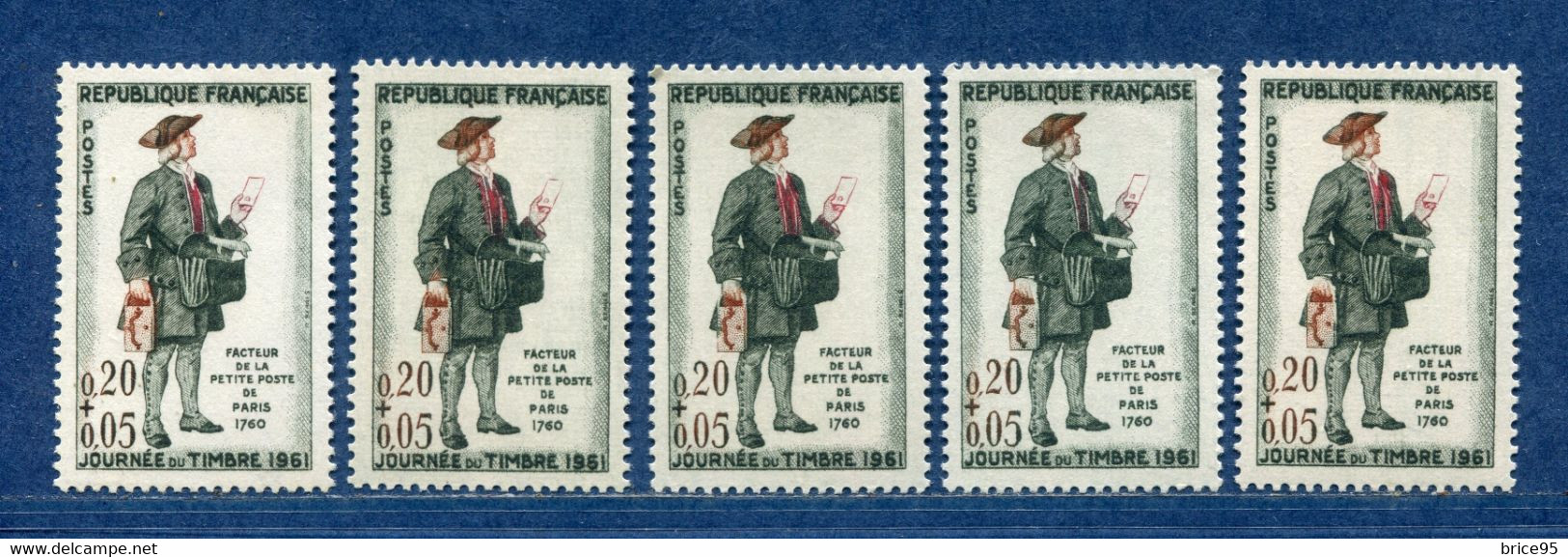 ⭐ France - Variété - YT N° 1285 - Couleurs - Pétouilles - Neuf Sans Charnière - 1961 ⭐ - Ungebraucht