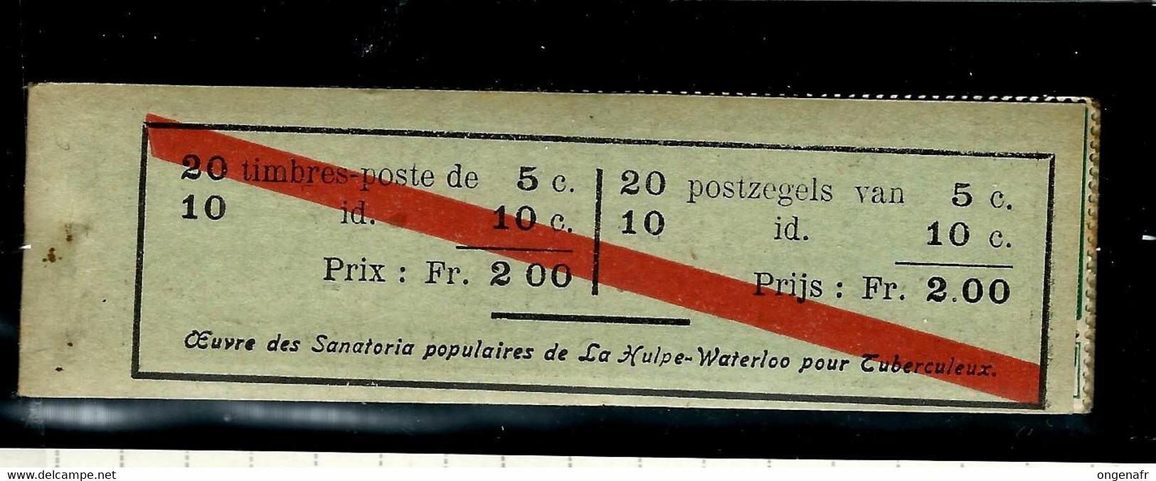 Carnet De 1914 N° A 10b  Complet Et état Des Timbres ** - 1907-1941 Oude [A]