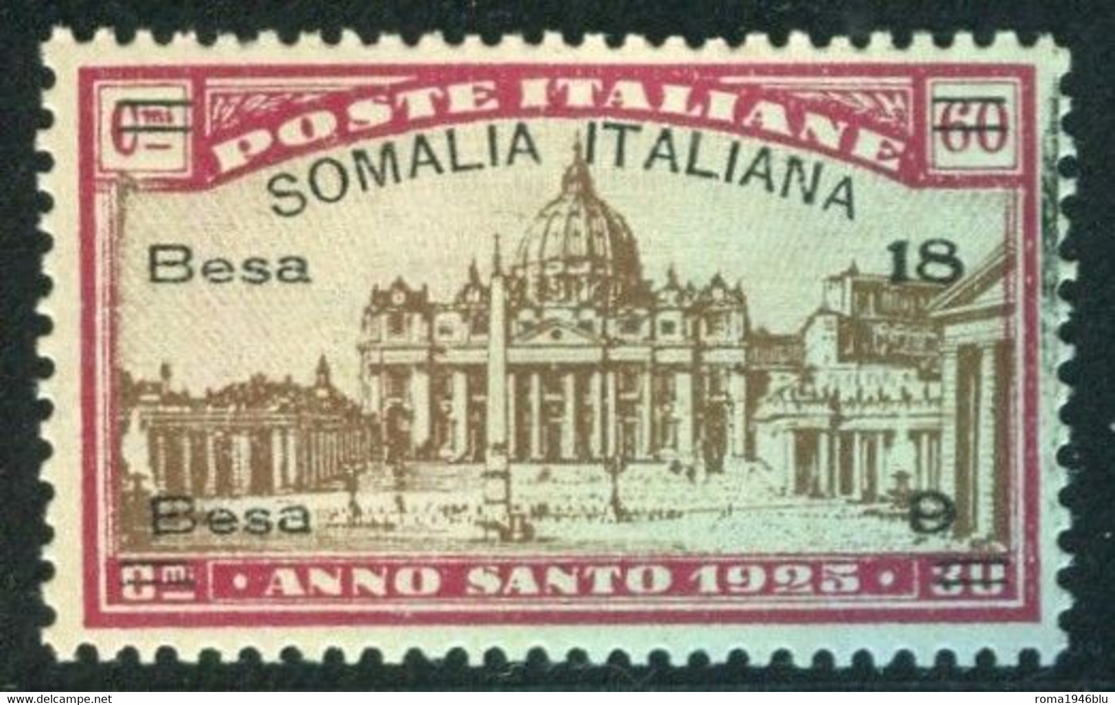 SOMALIA 1925 ANNO SANTO18 B + 9B SU 60 C. ** MNH - Somalia