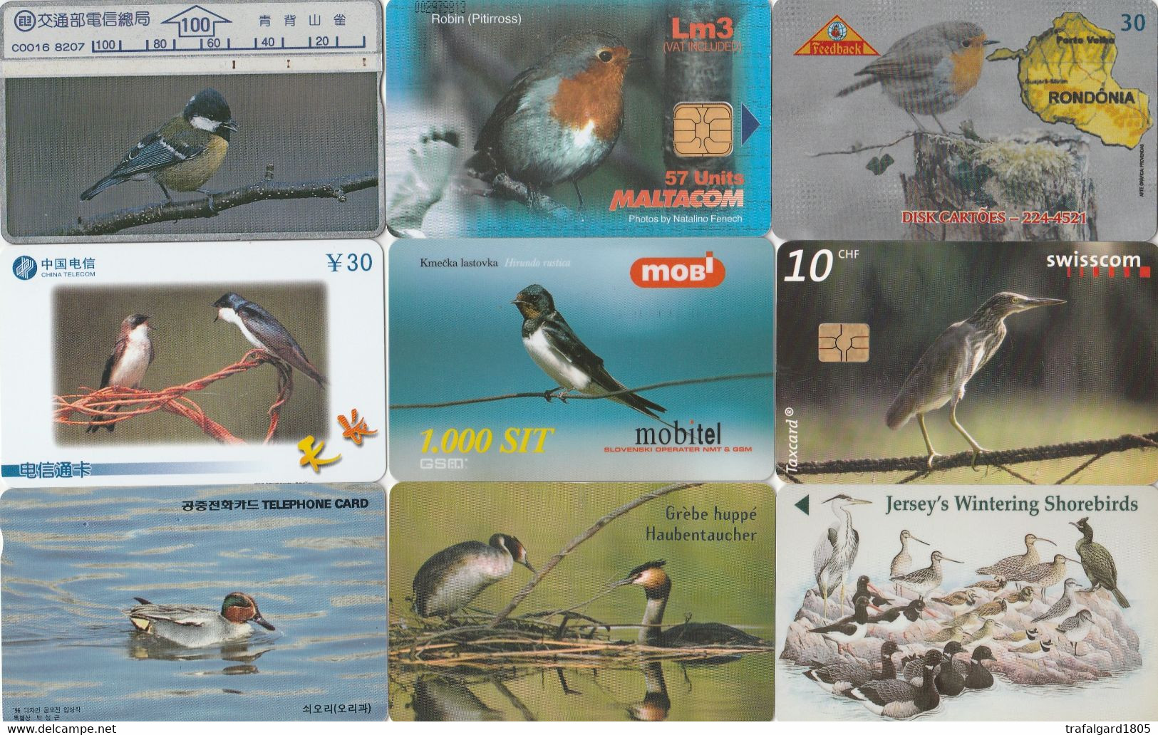 LOT 53 TELECARTES THEME OISEAUX - Altri & Non Classificati