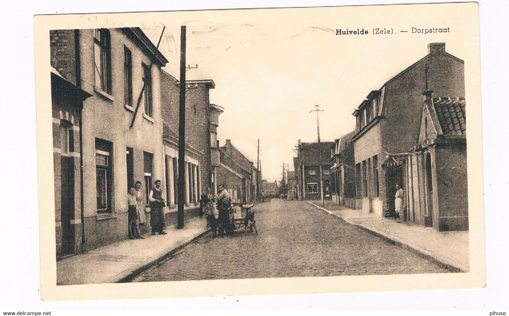 B-8417   HUIVELDE : Dorpstraat - Zele