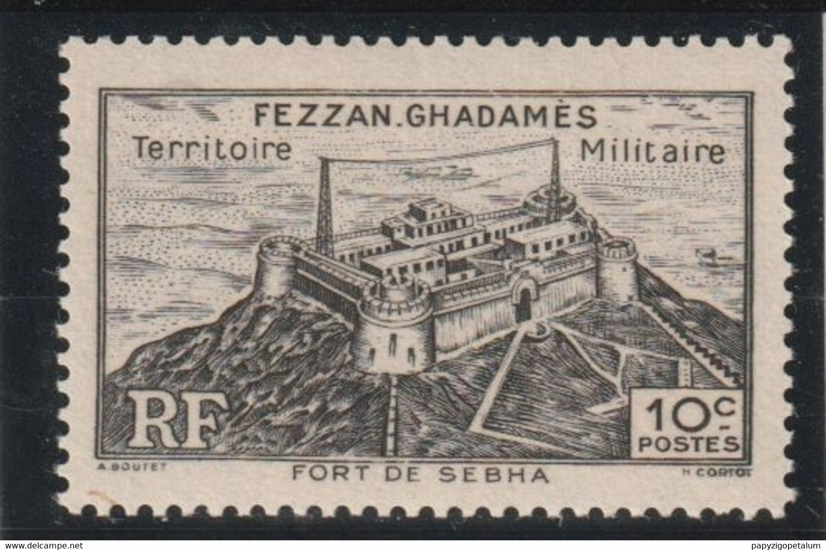 TIMBRE DU FEZZAN 1951  N° 28 ** - Unused Stamps