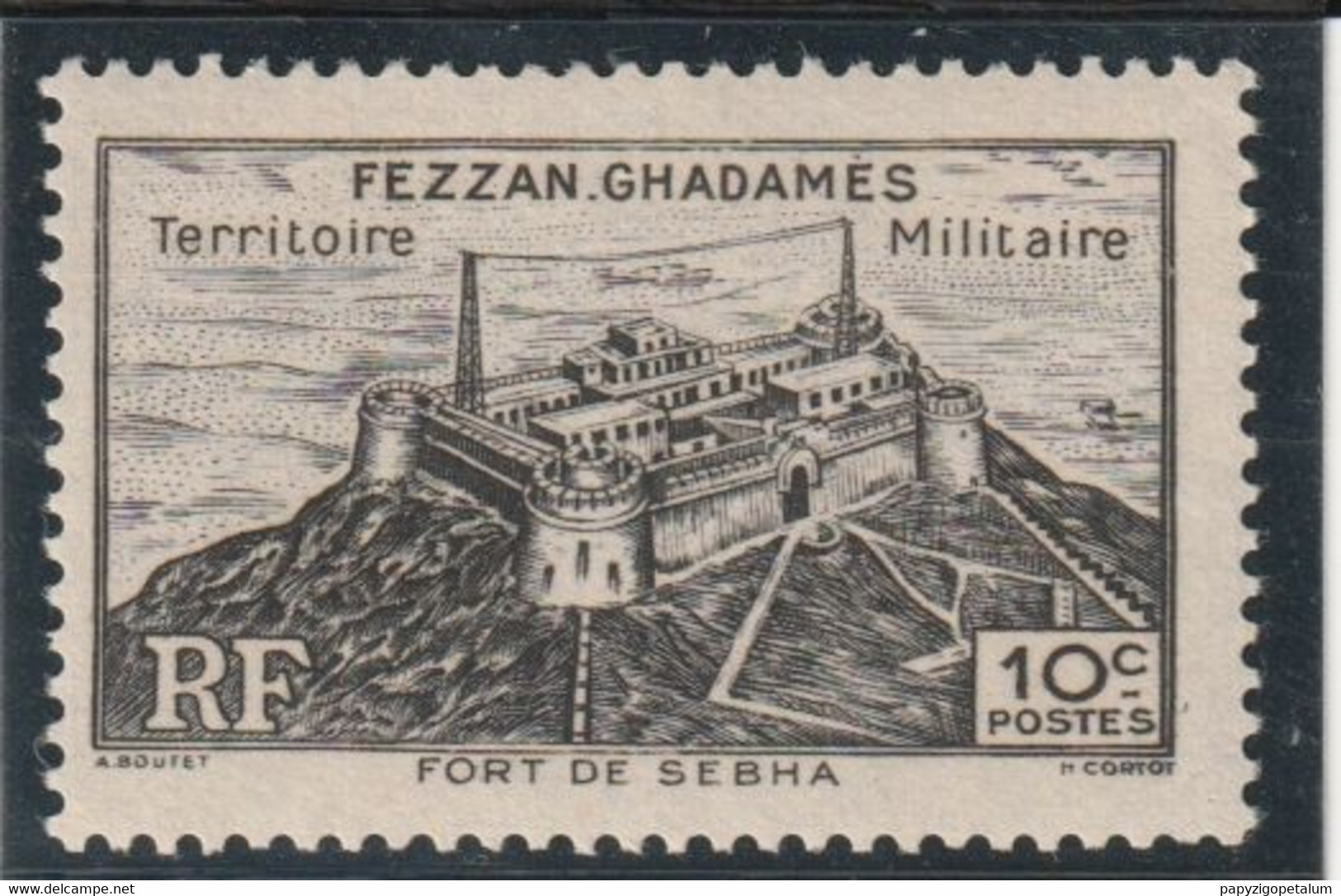 TIMBRE DU FEZZAN 1951  N° 28 ** - Unused Stamps