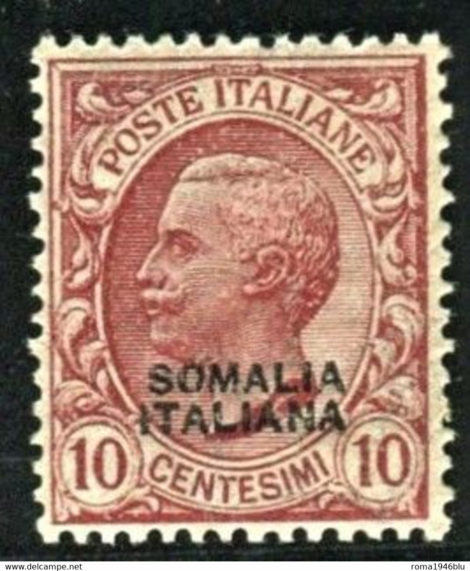 SOMALIA 1926-30 SOP.TI 10 C. ** MNH BEN CENTRATO - Somalia