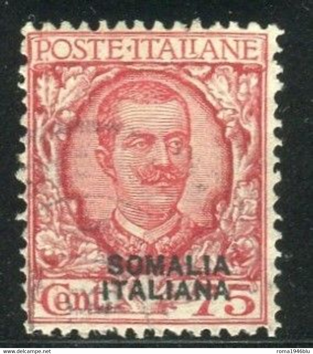 SOMALIA 1926-30 SOP.TI 75 C. USATO - Somalie