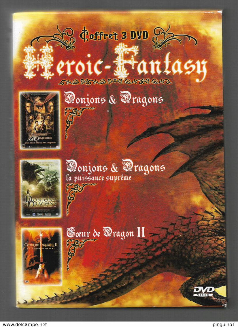 Dvd Coffret Héroic-Fantasy  Donjons & Dragons - Fantastici