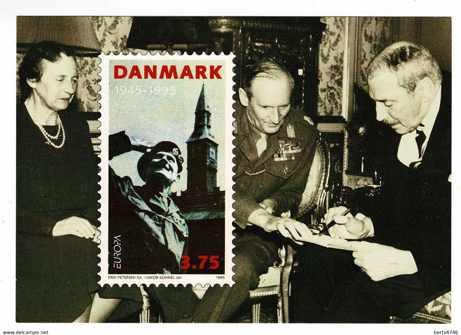 Danmark 1995 - Maximumkaart Montgomery 04/05/1995 (2 Scans) - Cartes-maximum (CM)