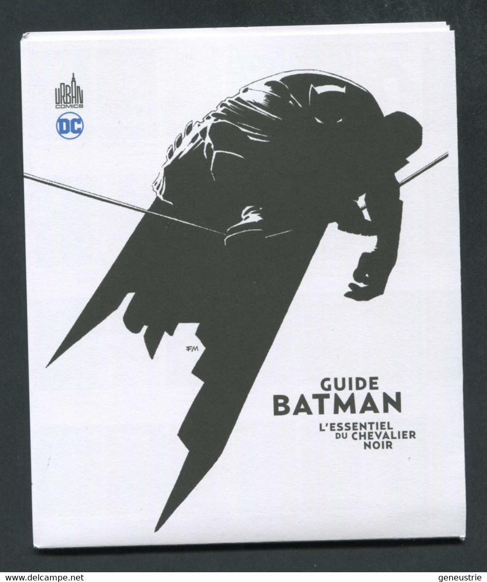 Dépliant "Guide Batman, L'essentiel Du Chevalier Noir - DC Comics - Publicité Des éditions Urban Comics" - Objets Publicitaires