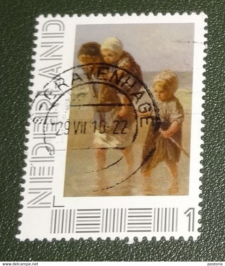 Nederland - NVPH - 2751 - 2010 - Gebruikt - Cancelled - Jozef Israëls - Kinderen Der Zee - Used Stamps