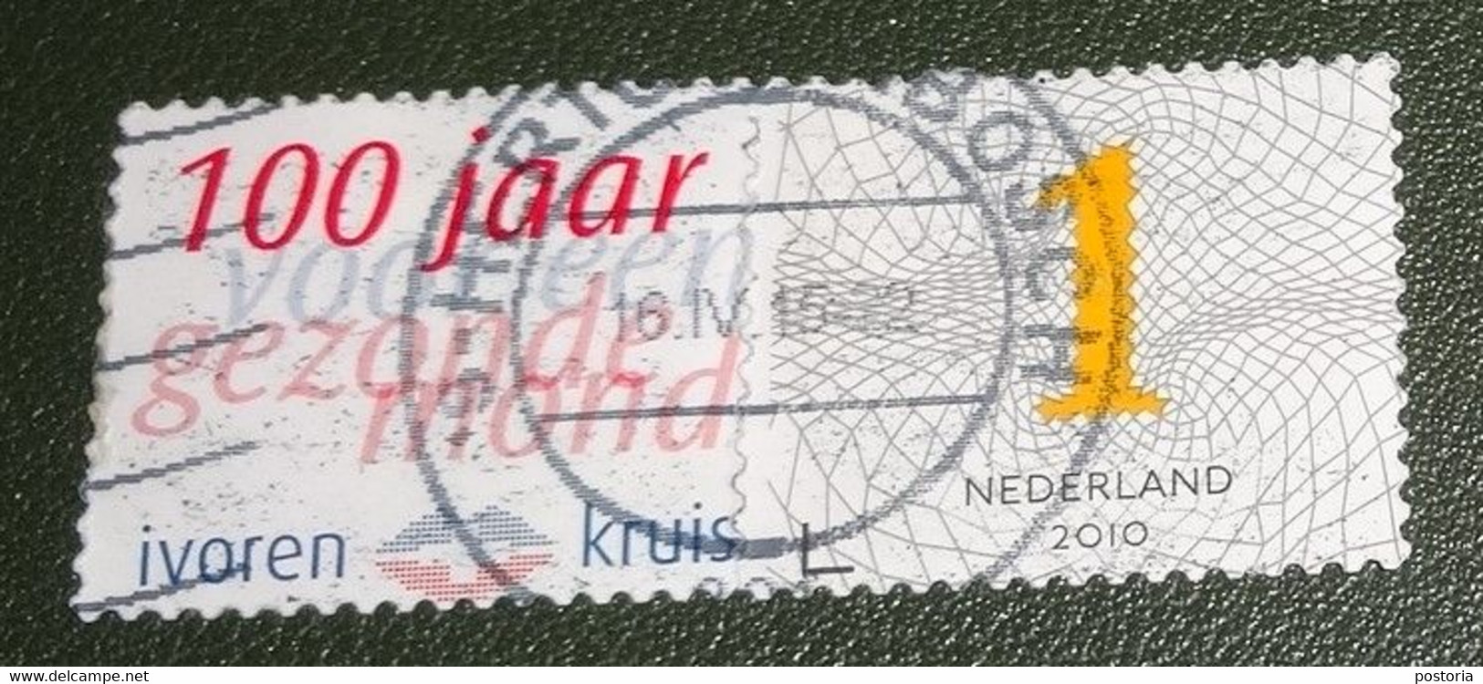 Nederland - NVPH - 2750 - 2010 - Gebruikt - Cancelled - Persoonlijke Zakenzegel - Ivoren Kruis - 100 Jaar Gezonde Mond - Used Stamps