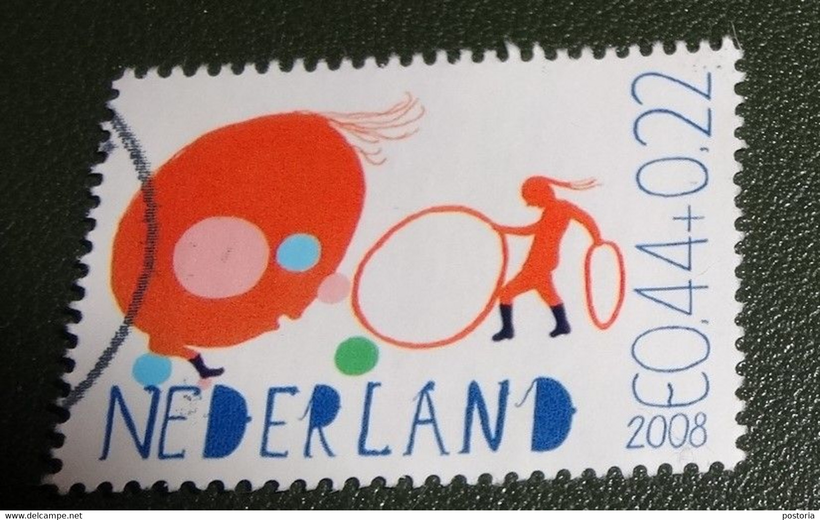 Nederland - NVPH - 2608 - 2008 - Gebruikt - Cancelled - Kinderzegels - Laat Kinderen Leren - Meisje Met Hoepel - Usati