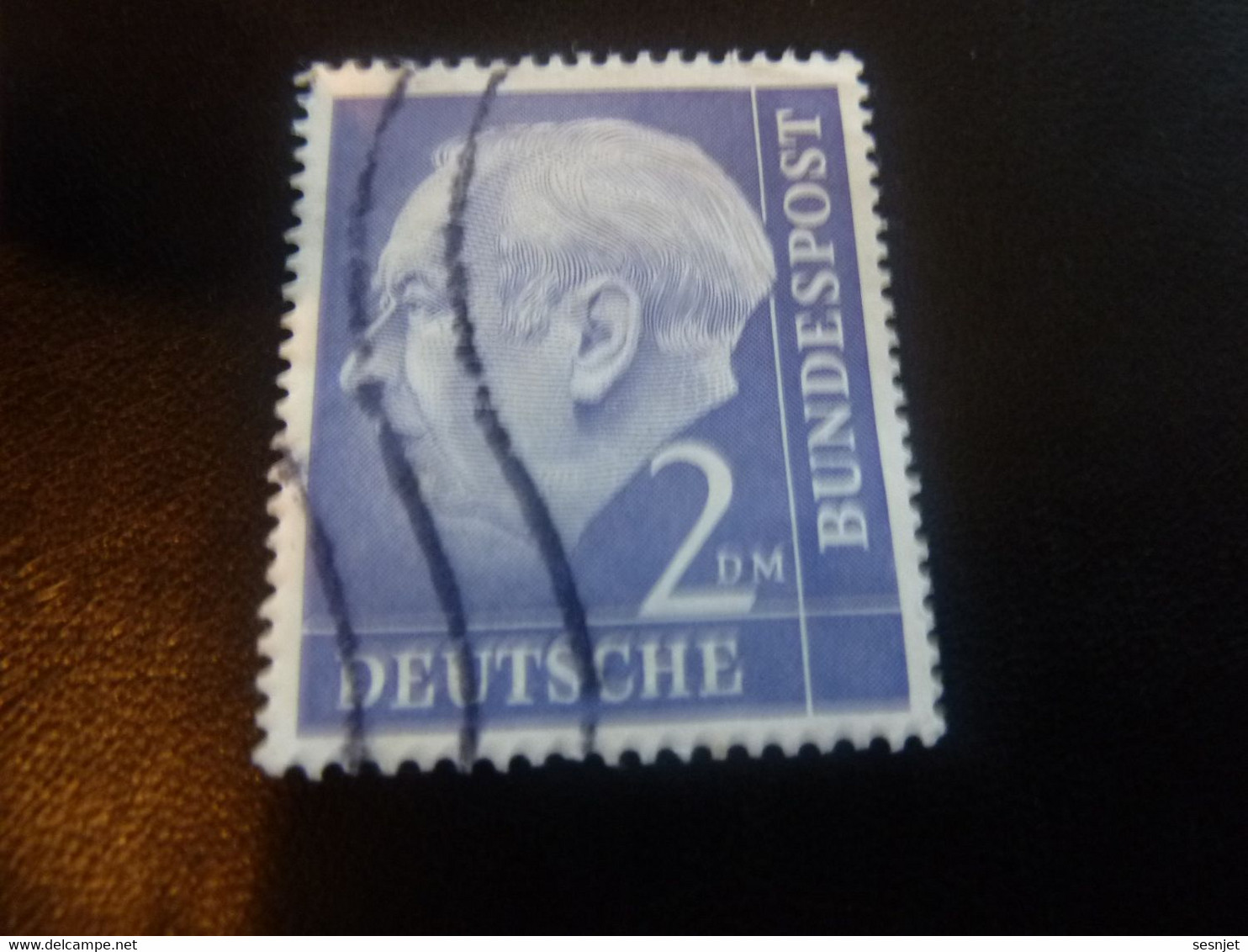 Théodor Heuss (1884-1963) Homme D'Etat - Deutsches Bundespost - Val 2 Dm - Bleu - Oblitéré - Année 1956 - - Gebraucht