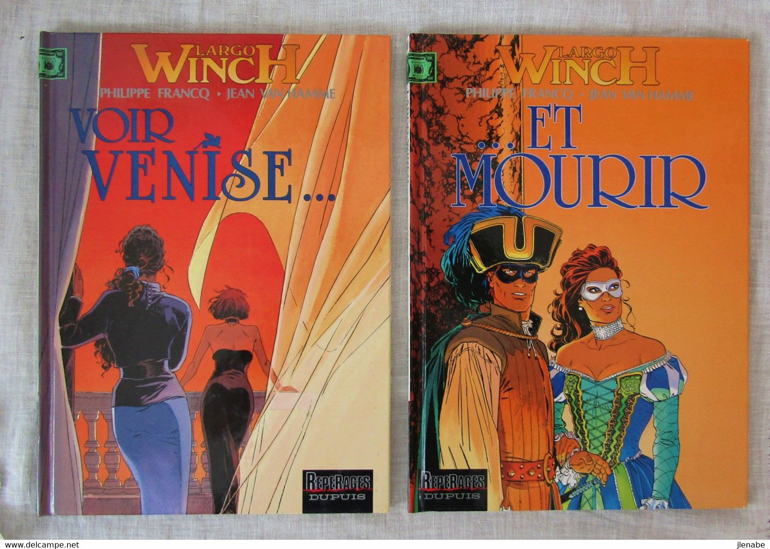 Largo Winch Lot Des 2 Tomes " Voir Venise " + " Et Mourir " En EO - Largo Winch