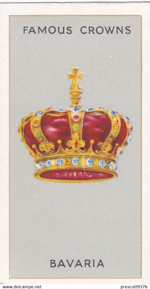 22 Catherine II - Famous Crowns 1938  -  Phillips Cigarette Card - Original - Royalty - Phillips / BDV