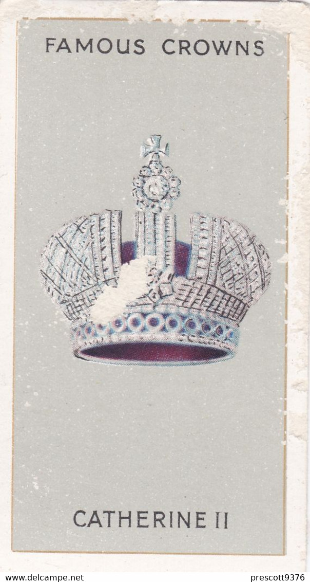 21 Germany - Famous Crowns 1938  -  Phillips Cigarette Card - Original - Royalty - Phillips / BDV