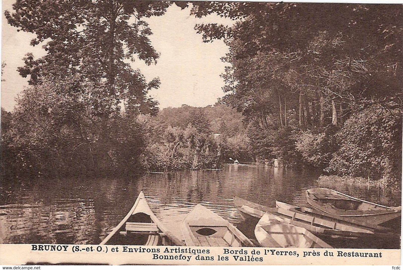 91 BRUNOY BORDS DE L'YERRES,près Du RESTAURANT BONNEFOY - Brunoy