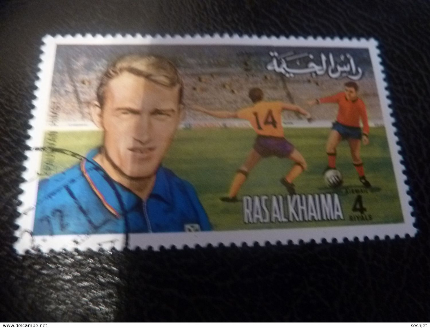 Ras Al Khaima - Paul Van Himst - 4 Riyals - Air Mail - Multicolore - Oblitéré - Année 1972 - - Used Stamps