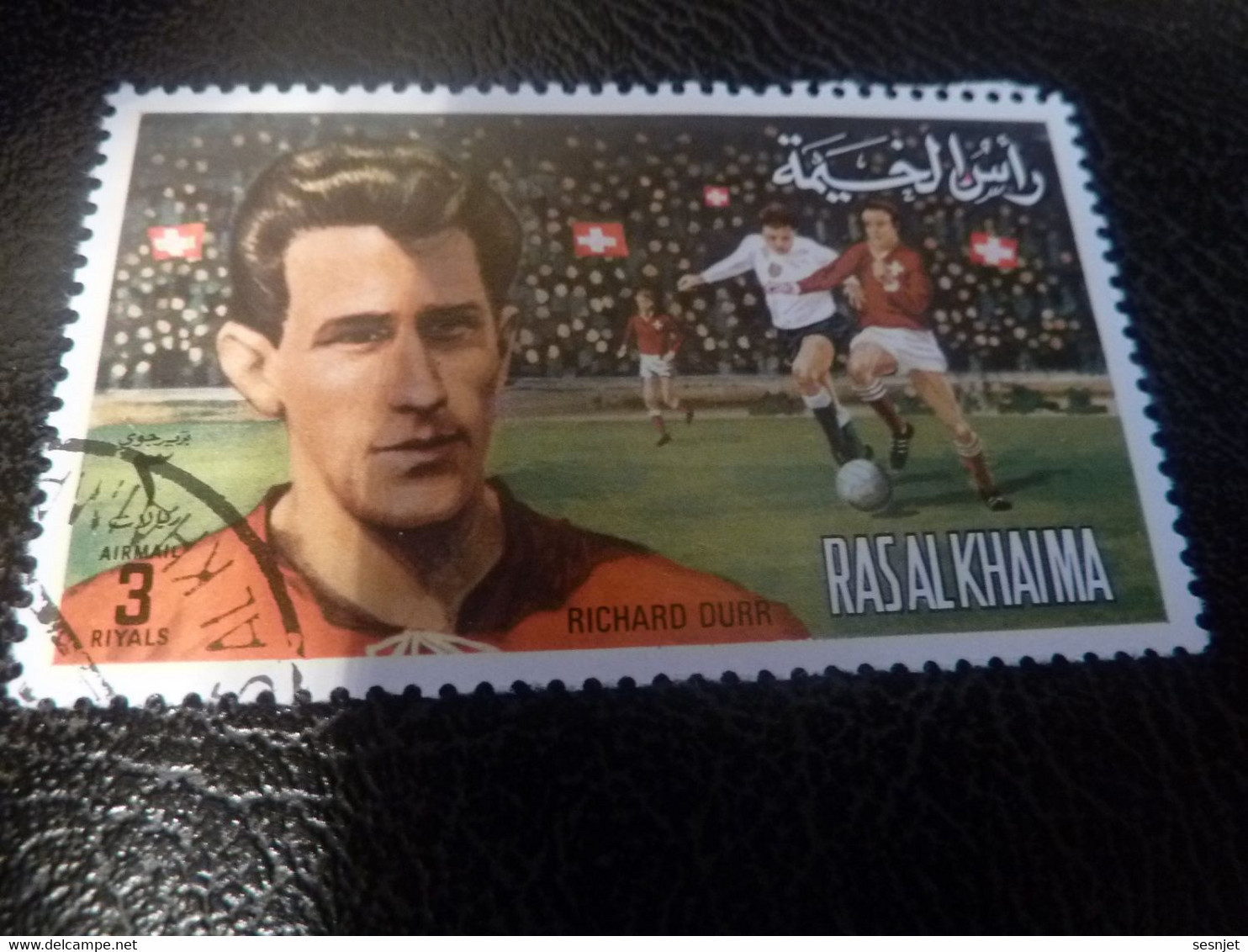 Ras Al Khaima - Richard Durr - 3 Riyals - Air Mail - Multicolore - Oblitéré - Année 1972 - - Usati