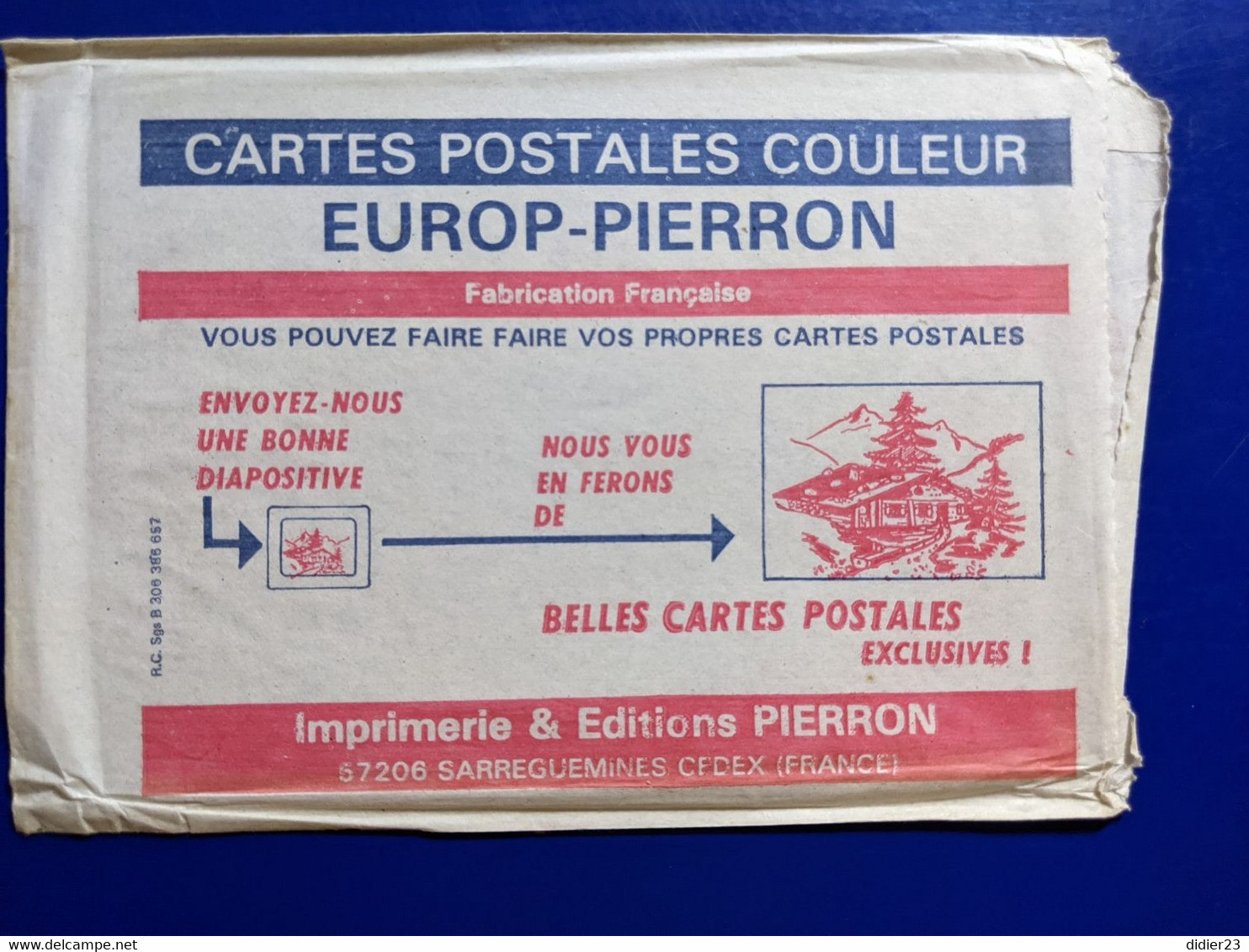 POCHETTE CARTE POSTALE EPOQUE - Sleeves