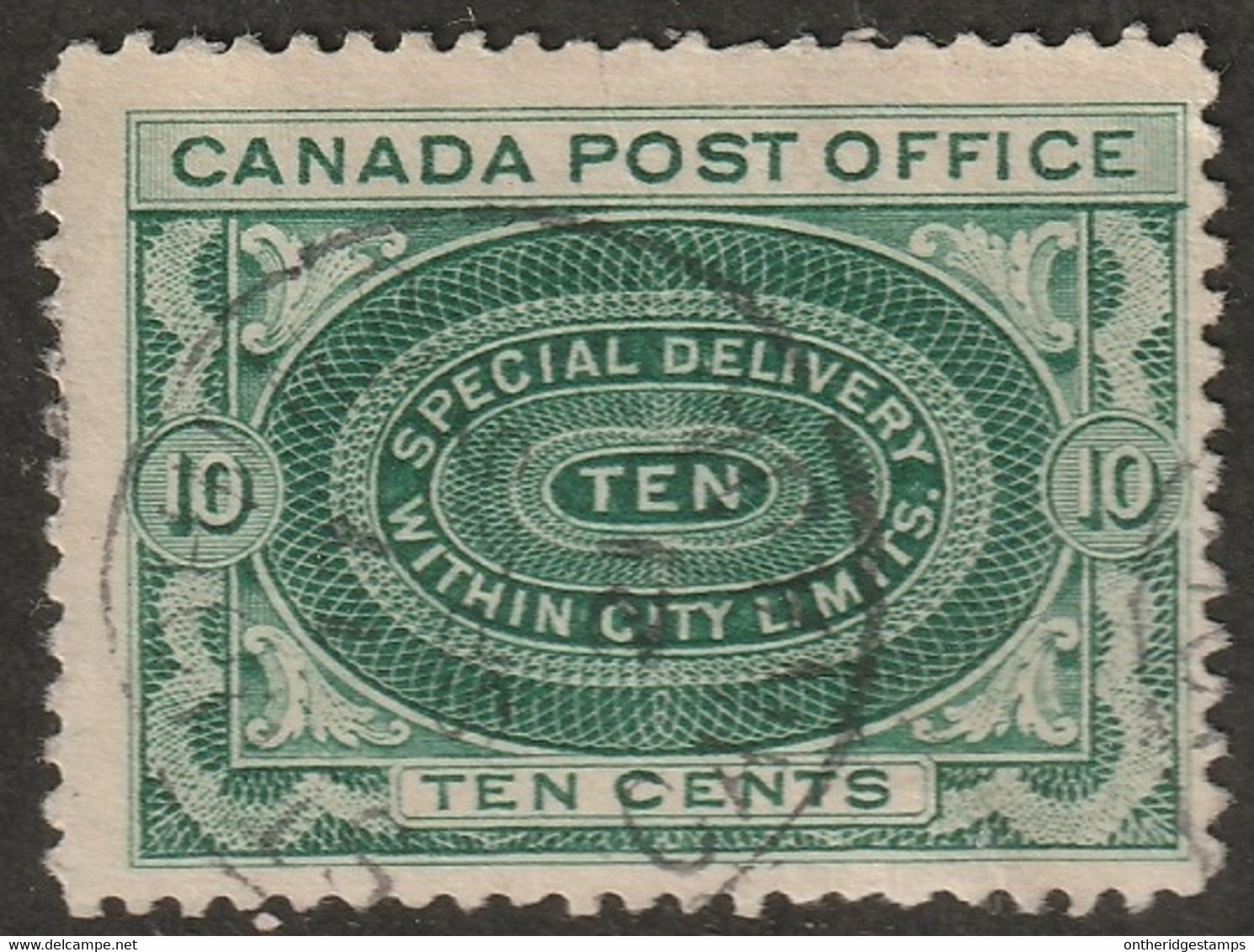 Canada 1898 Sc E1ii Mi 73 Yt E1 Used "no Shade In Value" Variety - Special Delivery