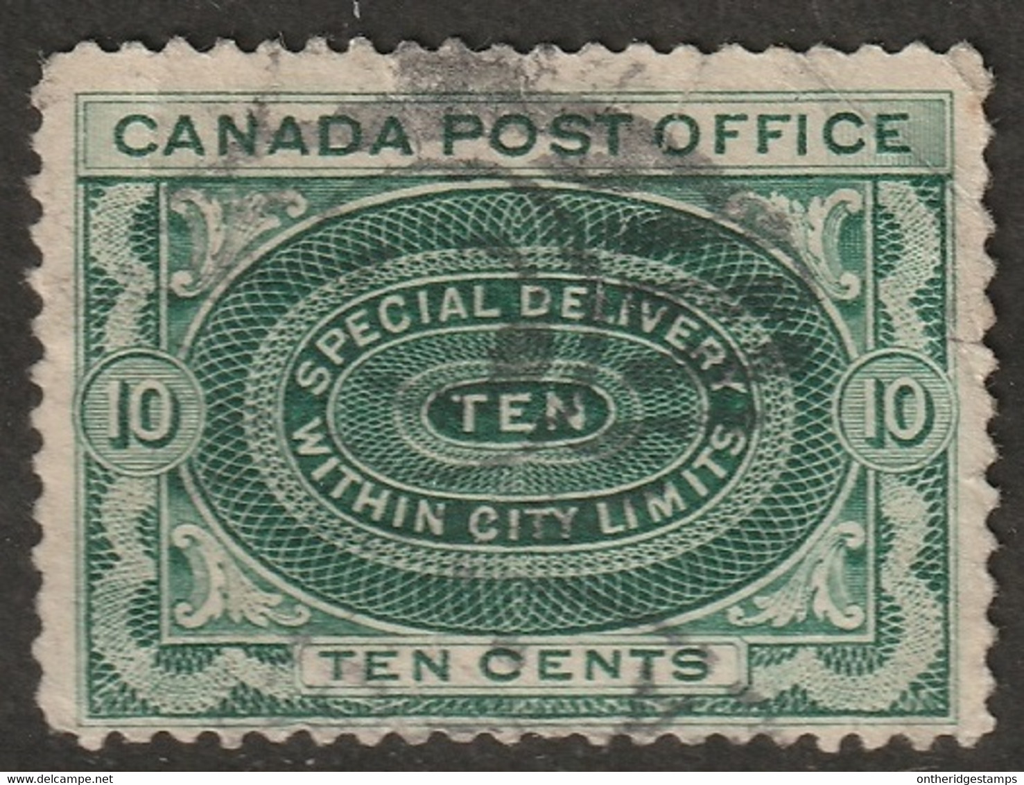 Canada 1898 Sc E1ii Mi 73 Yt E1 Used "no Shade In Value" Variety - Eilbriefmarken