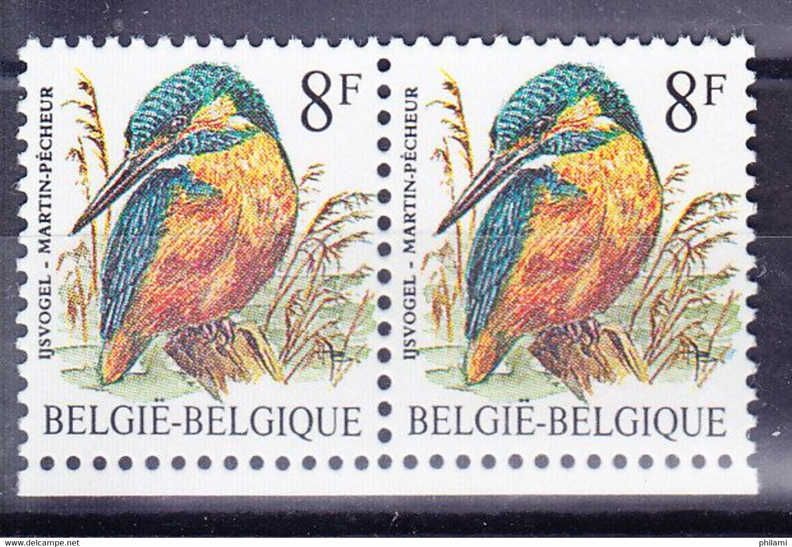 BELGIQUE BUZIN COB 2240 ** MNH, POINTS BLEUS EN BAS A DROITE TAN .  (3PO58) - 1985-.. Oiseaux (Buzin)