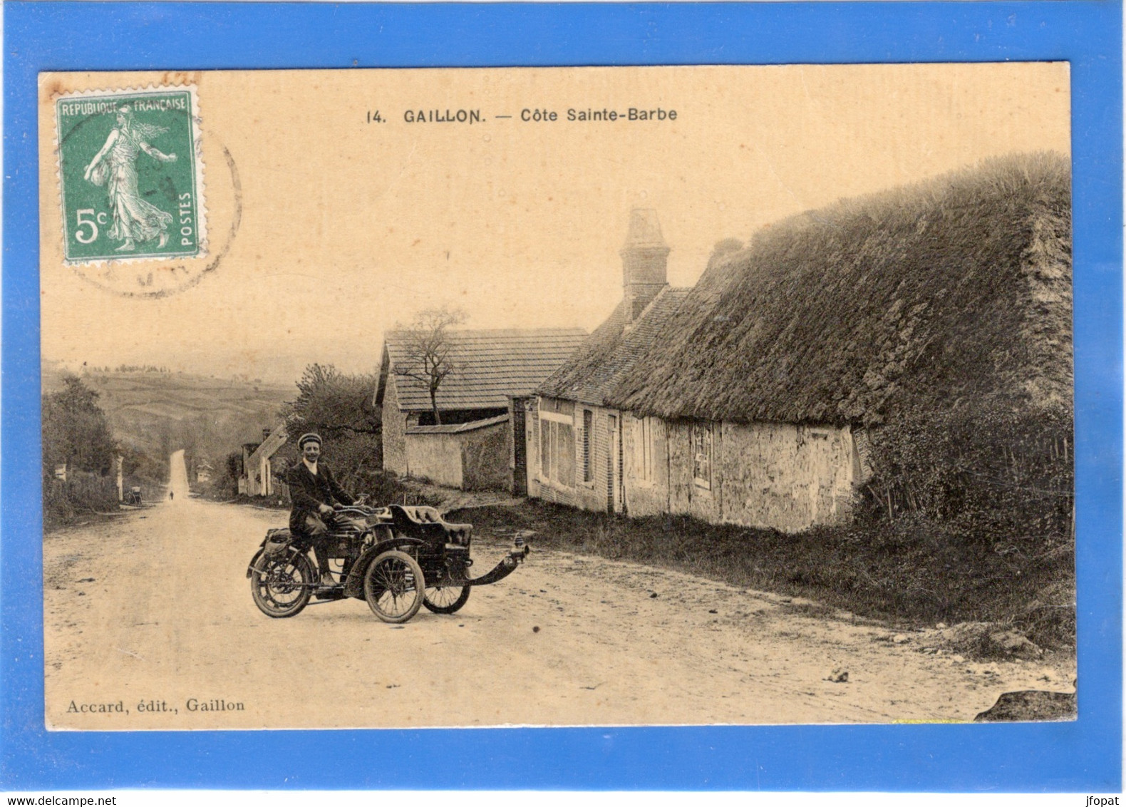 27 EURE - GAILLON  Côte Sainte-Barbe, Tricycle à Moteur, Glacée Couleur (voir Description) - Autres & Non Classés