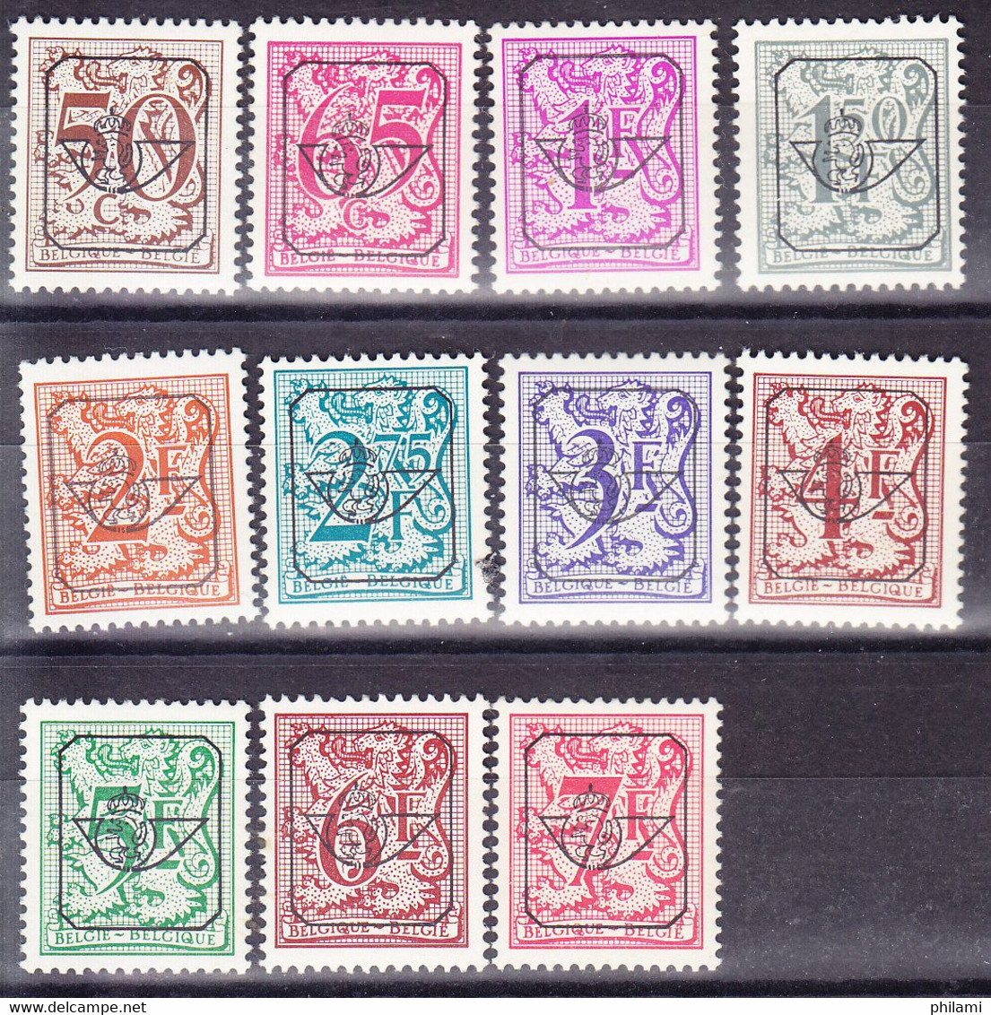 BELGIQUE COB PREO 62 POLYVAL ** MNH. (3T288) - Typos 1967-85 (Lion Et Banderole)