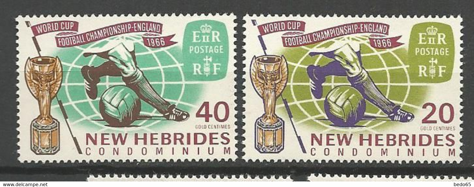 NOUVELLES-HEBRIDES  N° 235 Et 236 NEUF* TRACE DE  CHARNIERE / MH - Unused Stamps