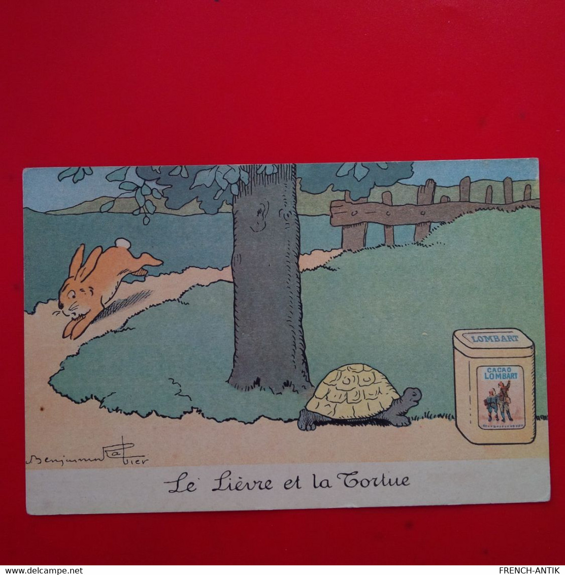 ILLUSTRATEUR BENJAMIN RABIER LE LIEVRE ET LA TORTUE - Rabier, B.