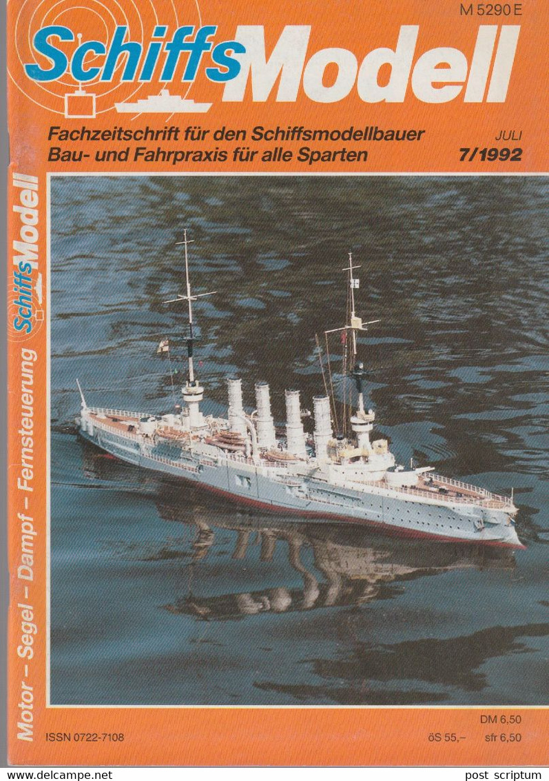 Revue - Schiff - Schiffs Modell  Juli 1992 - - Auto & Verkehr