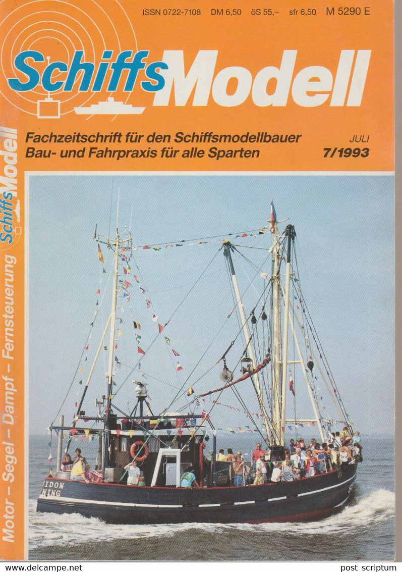 Revue - Schiff - Schiffs Modell  Juli 1993 - - Auto En Transport