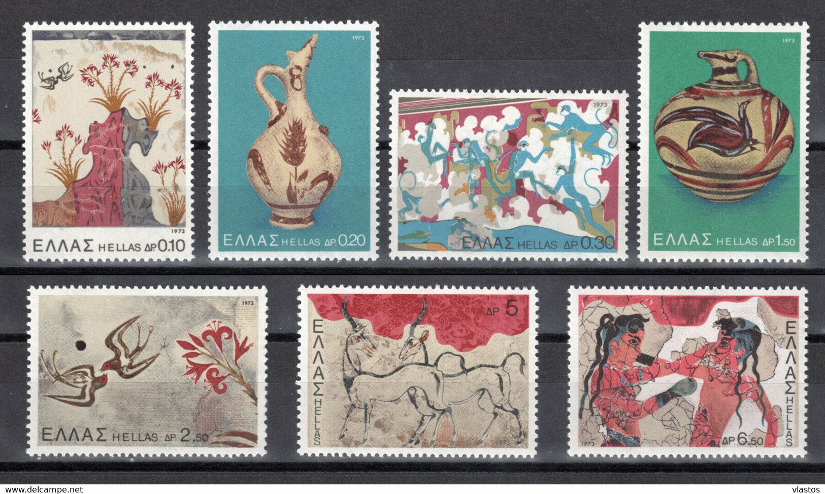 GREECE 1973 COMPLETE YEAR MNH - Années Complètes