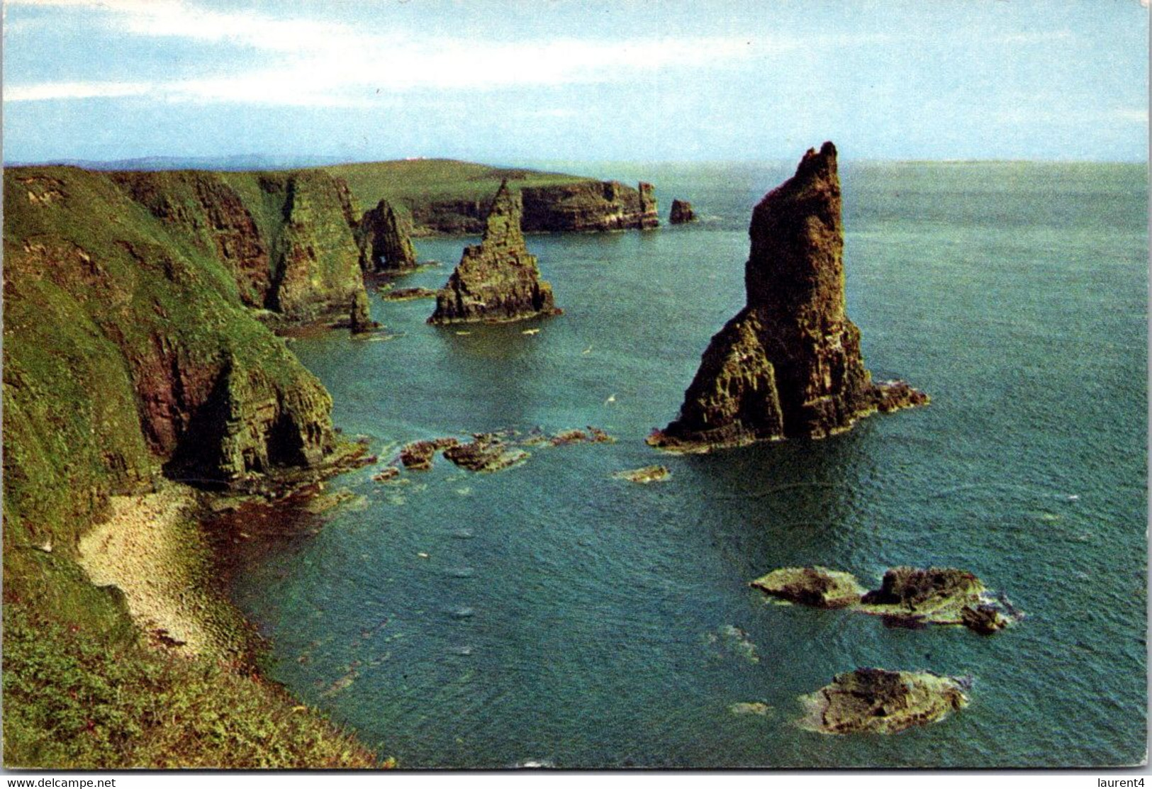 (2 A 14) UK Postcard Posted To Australia - Stacks Of Duncansby (John O'Groats) - Caithness
