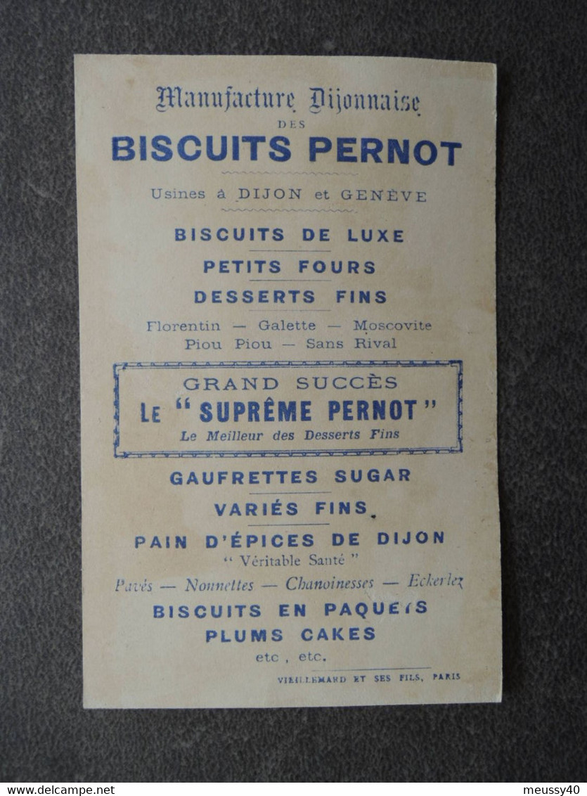 CHROMO  Lith. Vieillemard.  Biscuits PERNOT.    Moyens De Transport.  La Voiture Cellulaire. - Otros & Sin Clasificación