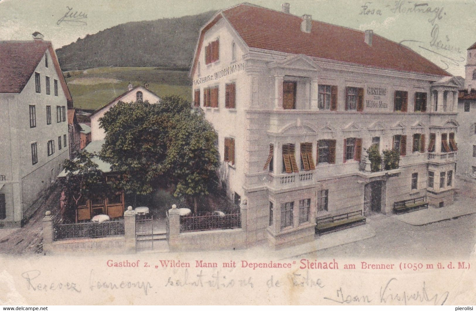 (C-ST081) - STEINACH AM BRENNEN (Tirolo) - Gasthof Z. "Wilden Mann Mit Dependance" - Steinach Am Brenner