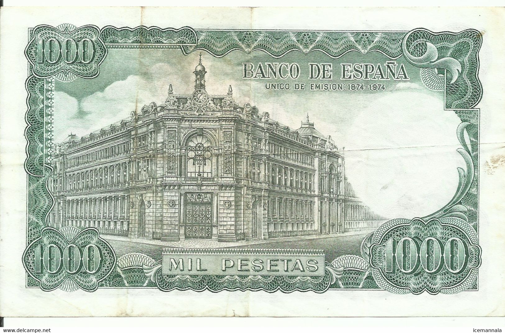 BILLETE 1000 PESETAS, EMISION  17/9/1971   (M B C) - 1000 Pesetas