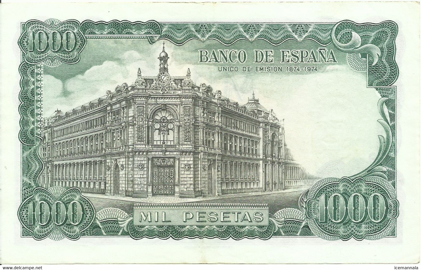 BILLETE 1000 PESETAS, EMISION  17/9/1971   (M B C) - 1000 Pesetas