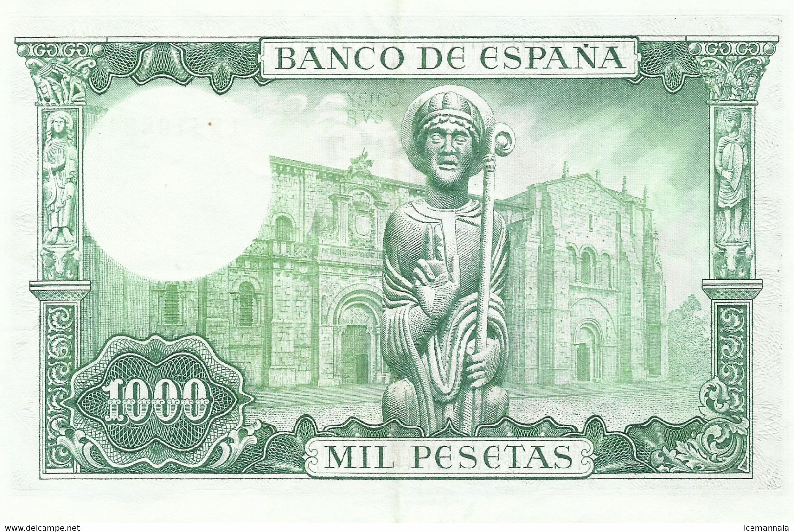 BILLETE 1000 PESETAS, EMISION   19/11/1965  (M B C ) - 1000 Pesetas