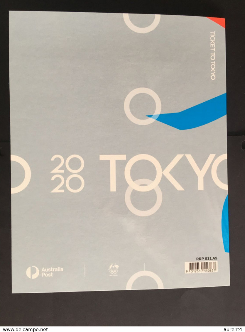 (2 A 15) 2020 Tokyo Summer Olympic - Australia Gold Medal FDI Cover Postmarked NSW Parramatta (canoe Kayak) Wrong Date - Summer 2020: Tokyo