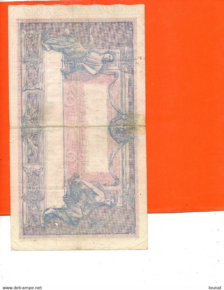 Billet De Banque - Mille Francs Année 1918 - J.1163 -475 (en L'état : Trous De D'épingles) - 1 000 F 1889-1926 ''Bleu Et Rose''