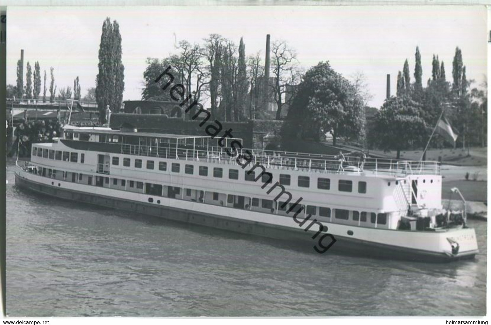 Rheinschiff - Fahrgastschiff - Foto-Ansichtskarte - Ohne Verlagsangabe - Passagiersschepen